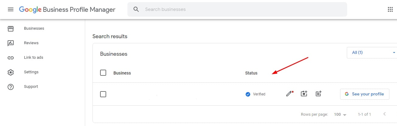 داشبورد در گوگل کسب و کار من